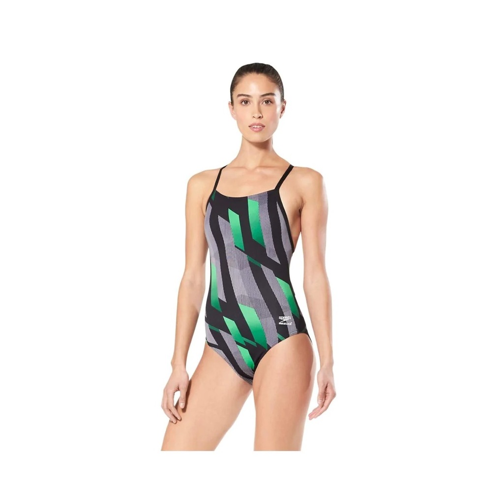 Speedo Coded Riff Powerflex Eco Flyback Swimsuit 20